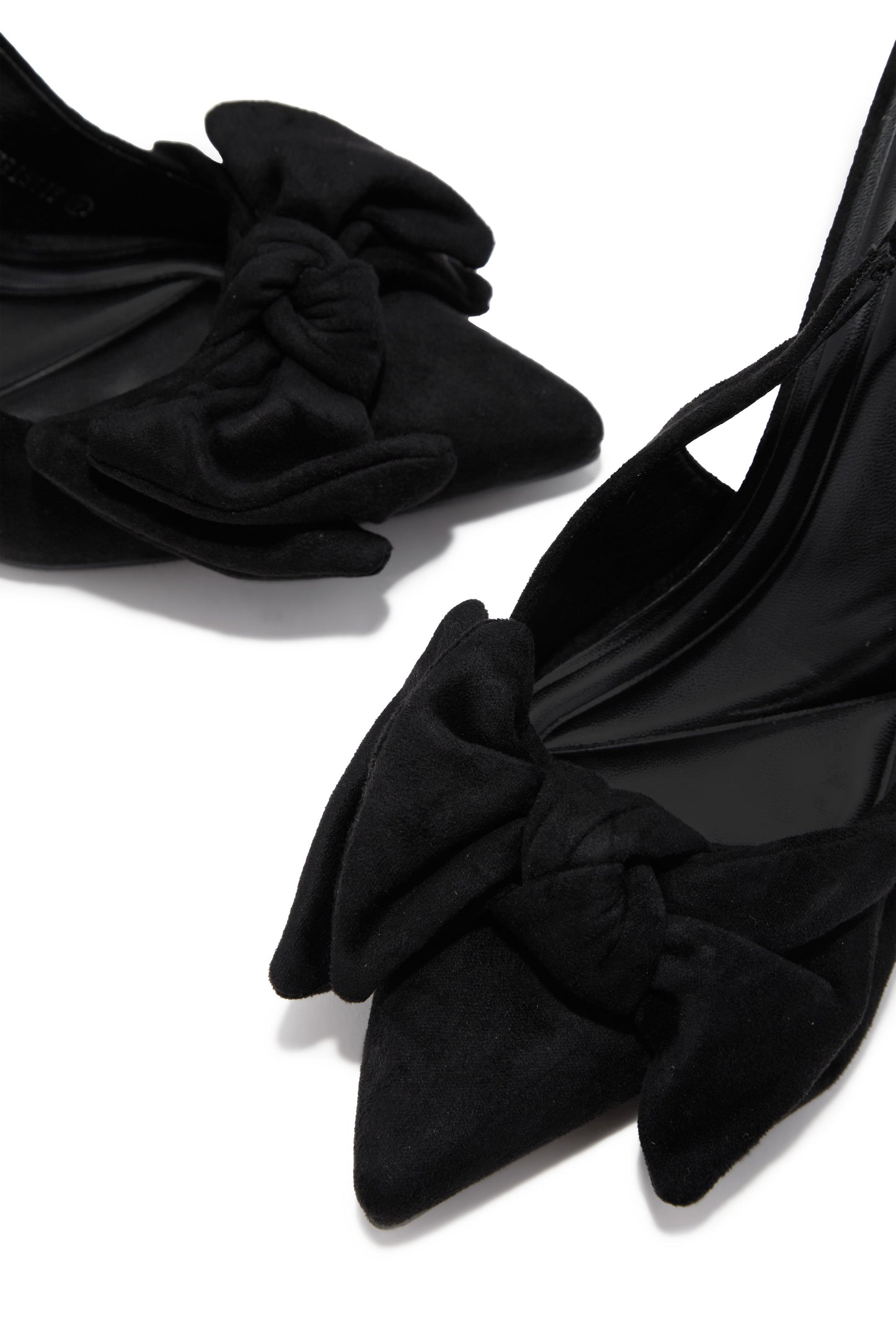Kirstie Bow Slingback Pumps - Black