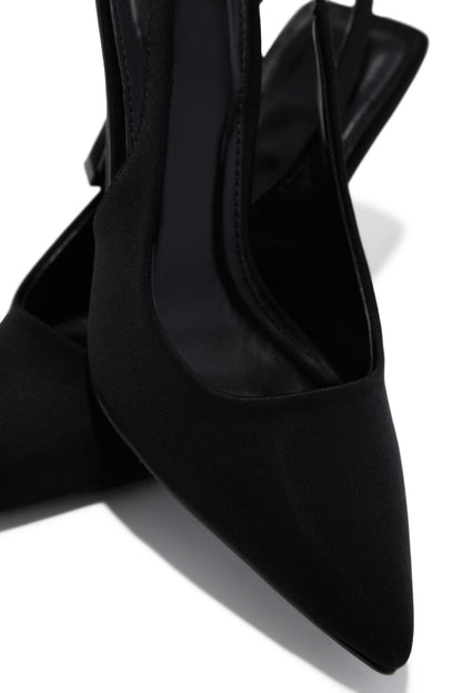 Cari Slingback Pumps - Black