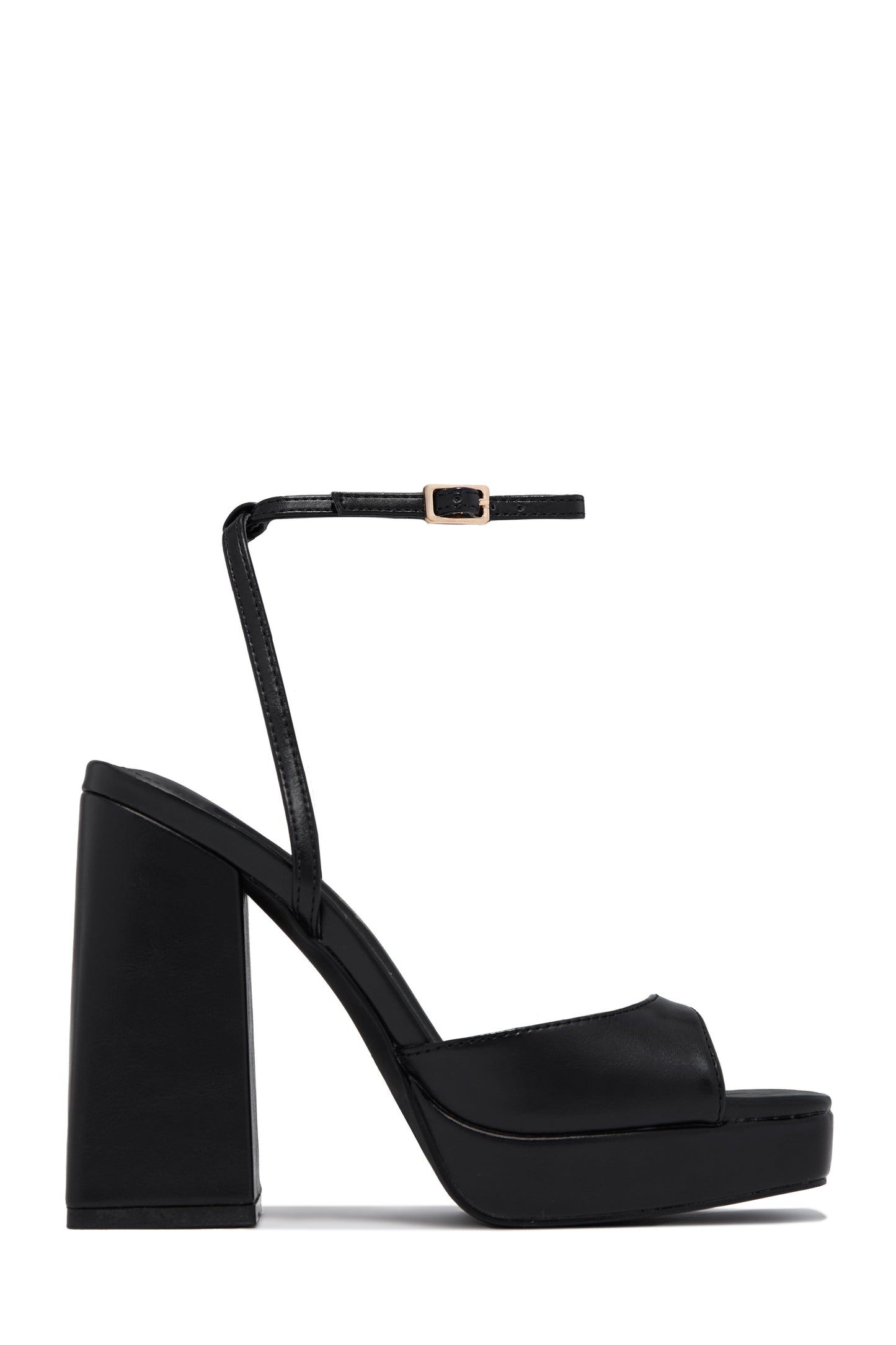 Kami Platform Block Heels - Black