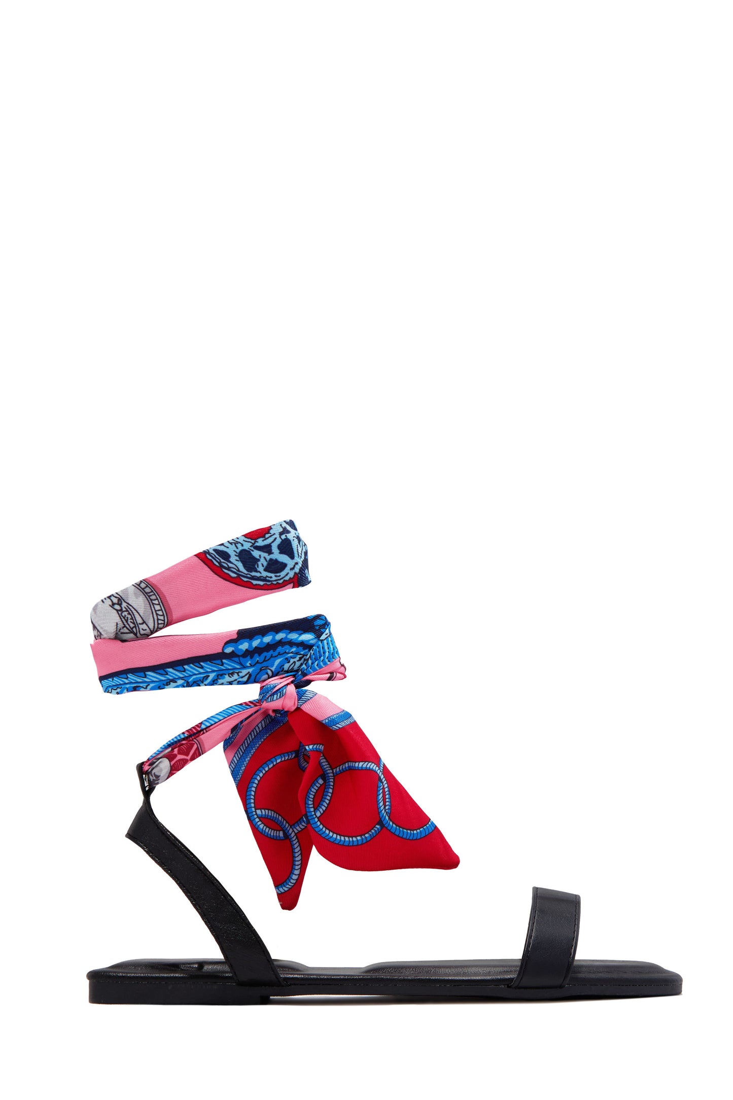 Tropicana Lace Up Sandals - Black