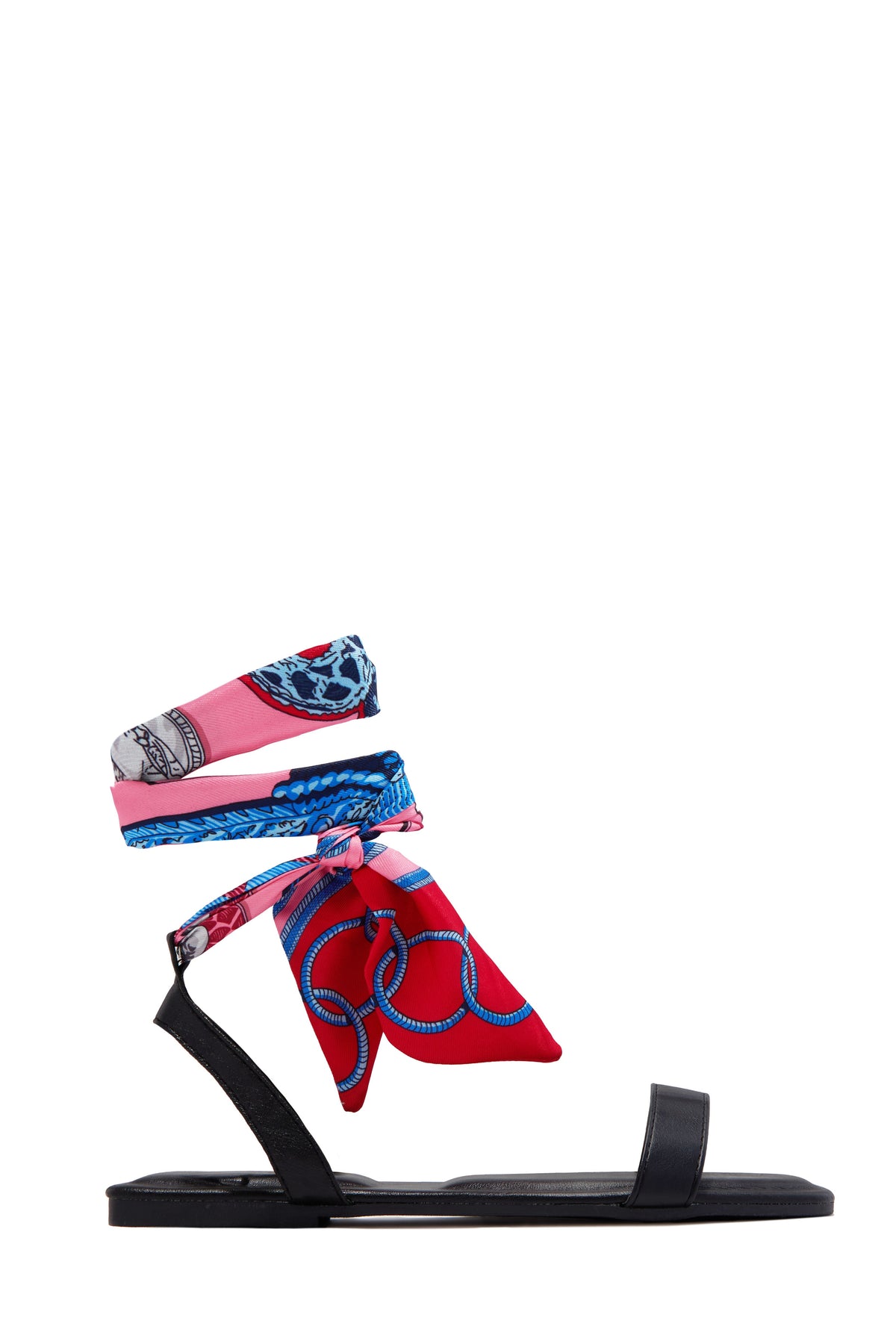 Tropicana Lace Up Sandals - Black