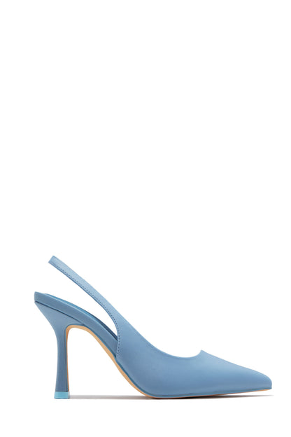 Cari Slingback Pumps - Light Blue