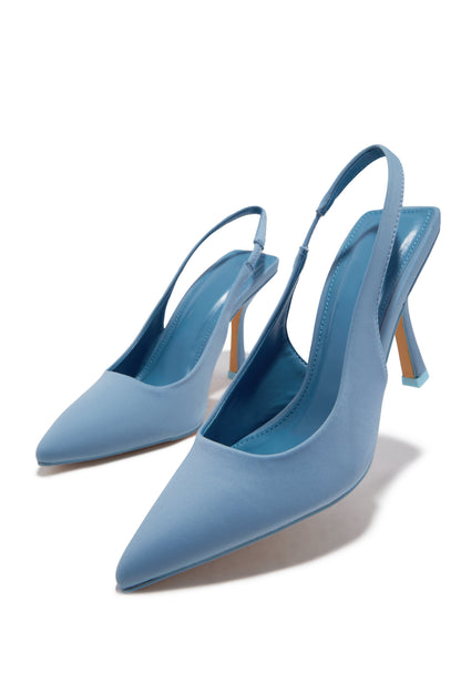 Cari Slingback Pumps - Light Blue