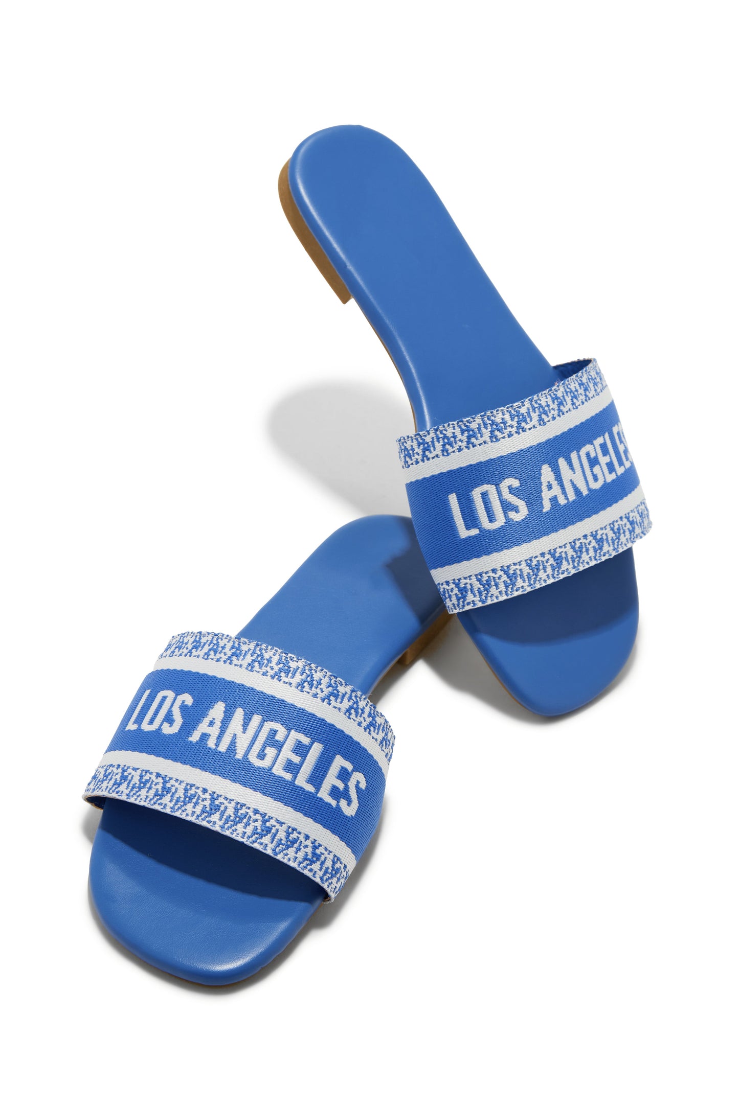 Resort Vacay Slip On Sandals - Blue
