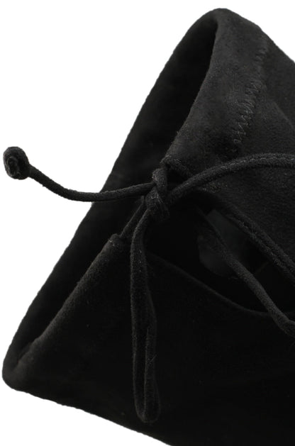 Groundbreaking Over The Knee High Heel Boots - Black