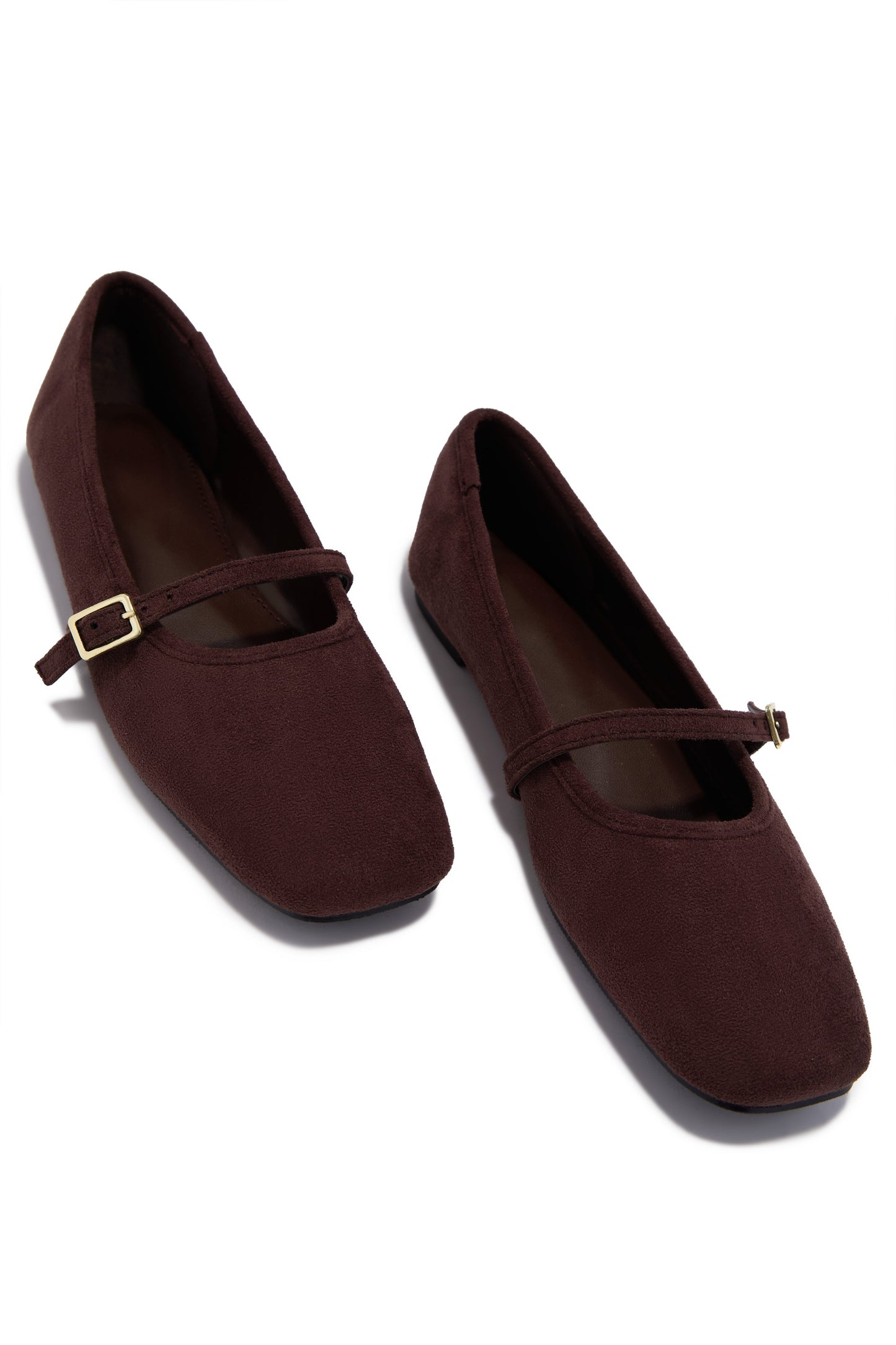 Ellie Mary Jane Flats - Brown