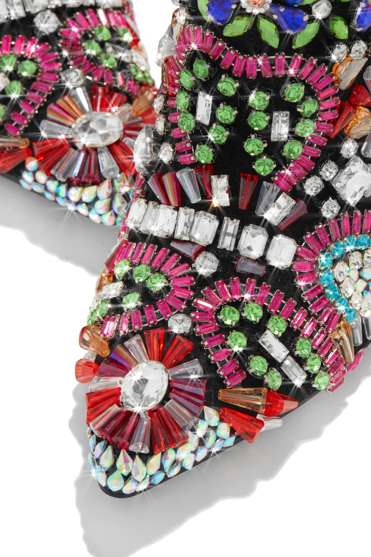 Nico Fully Embellished Ankle Boots - Multi