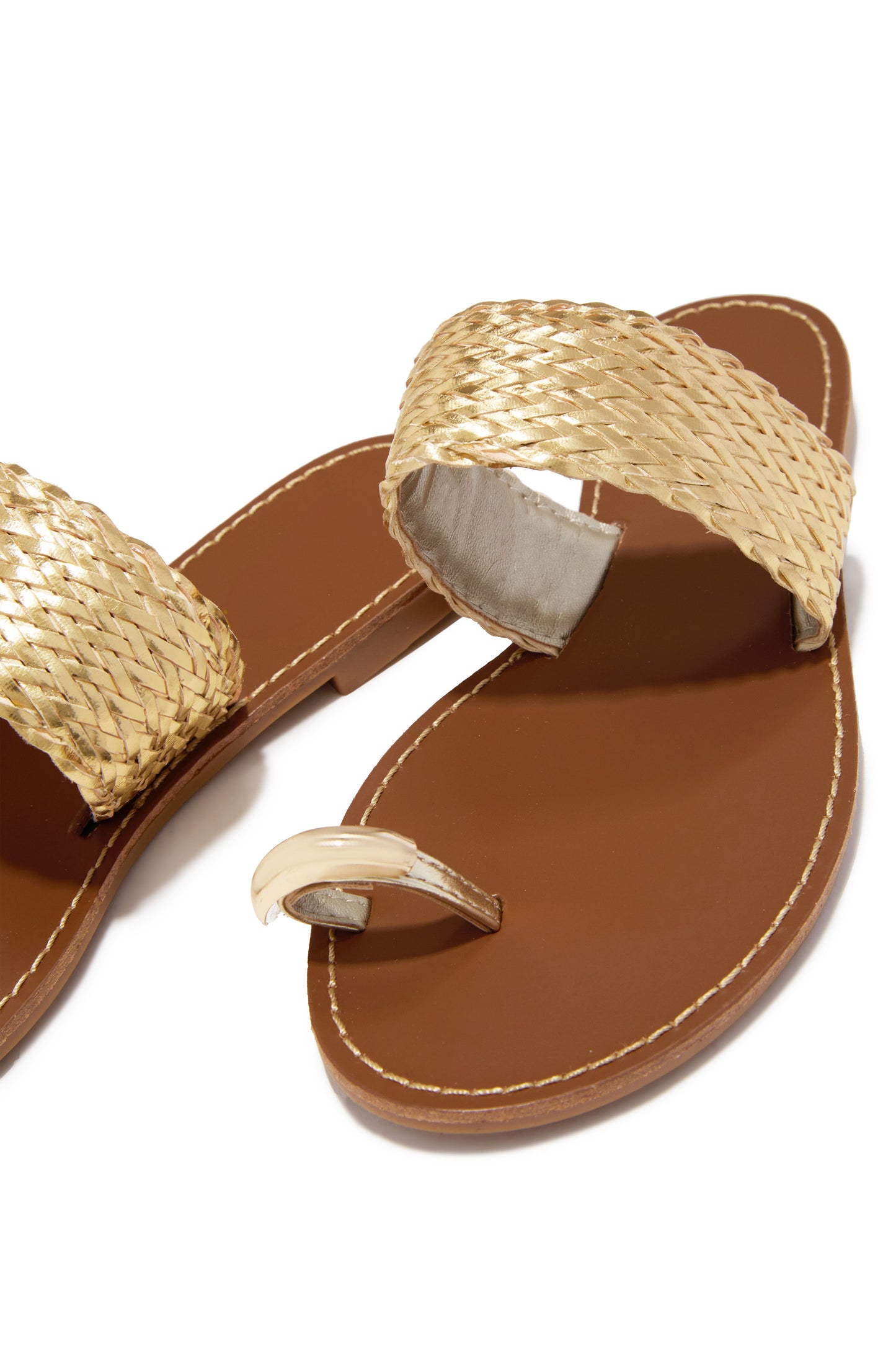 Julissa Slip On Sandals - Gold