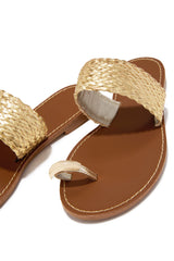 Julissa Slip On Sandals - Gold