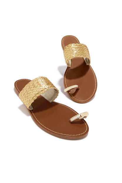 Julissa Slip On Sandals - Gold