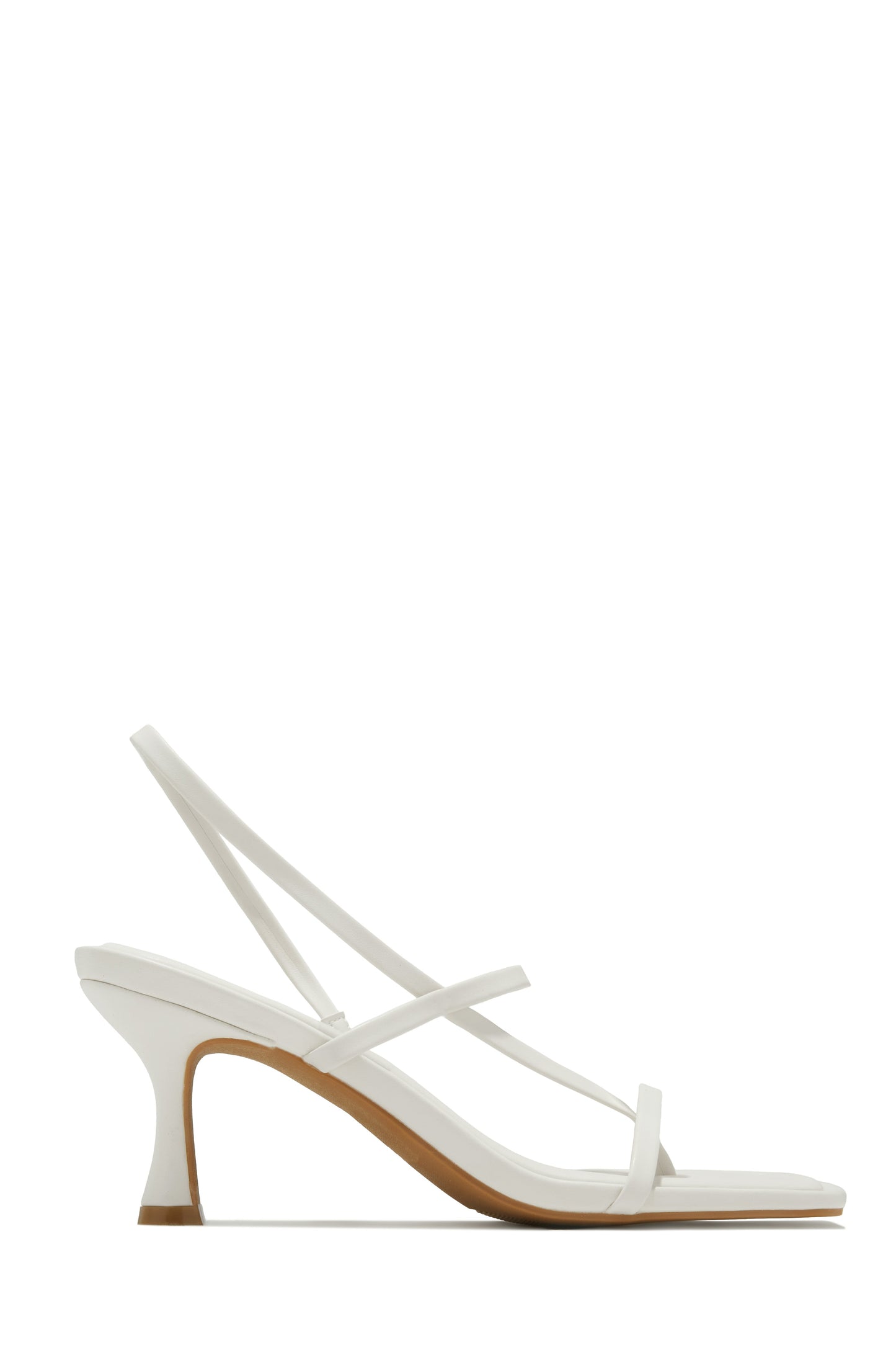 Elsie Slingback Mid Heels - Ivory