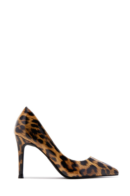 Kylan Heel Pumps - Leopard