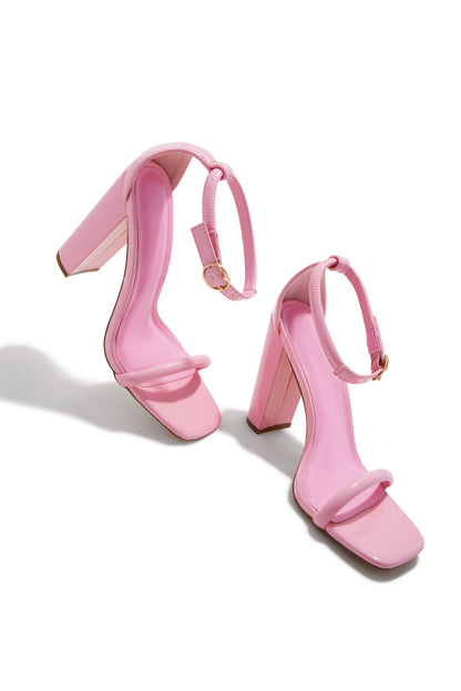 Marci Block Heels - Pink