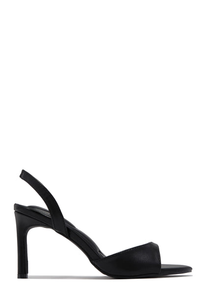Kianny Single Sole Heels - Black