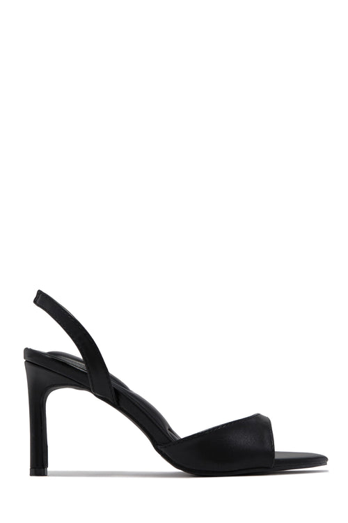 Kianny Single Sole Heels - Black