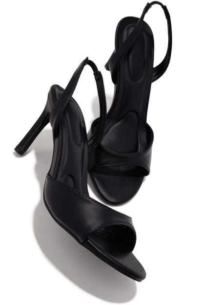 Kianny Single Sole Heels - Black