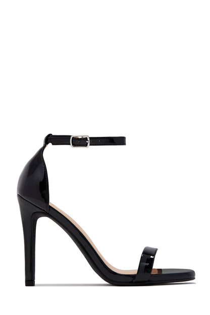 Lucero Single Sole Heels - Black