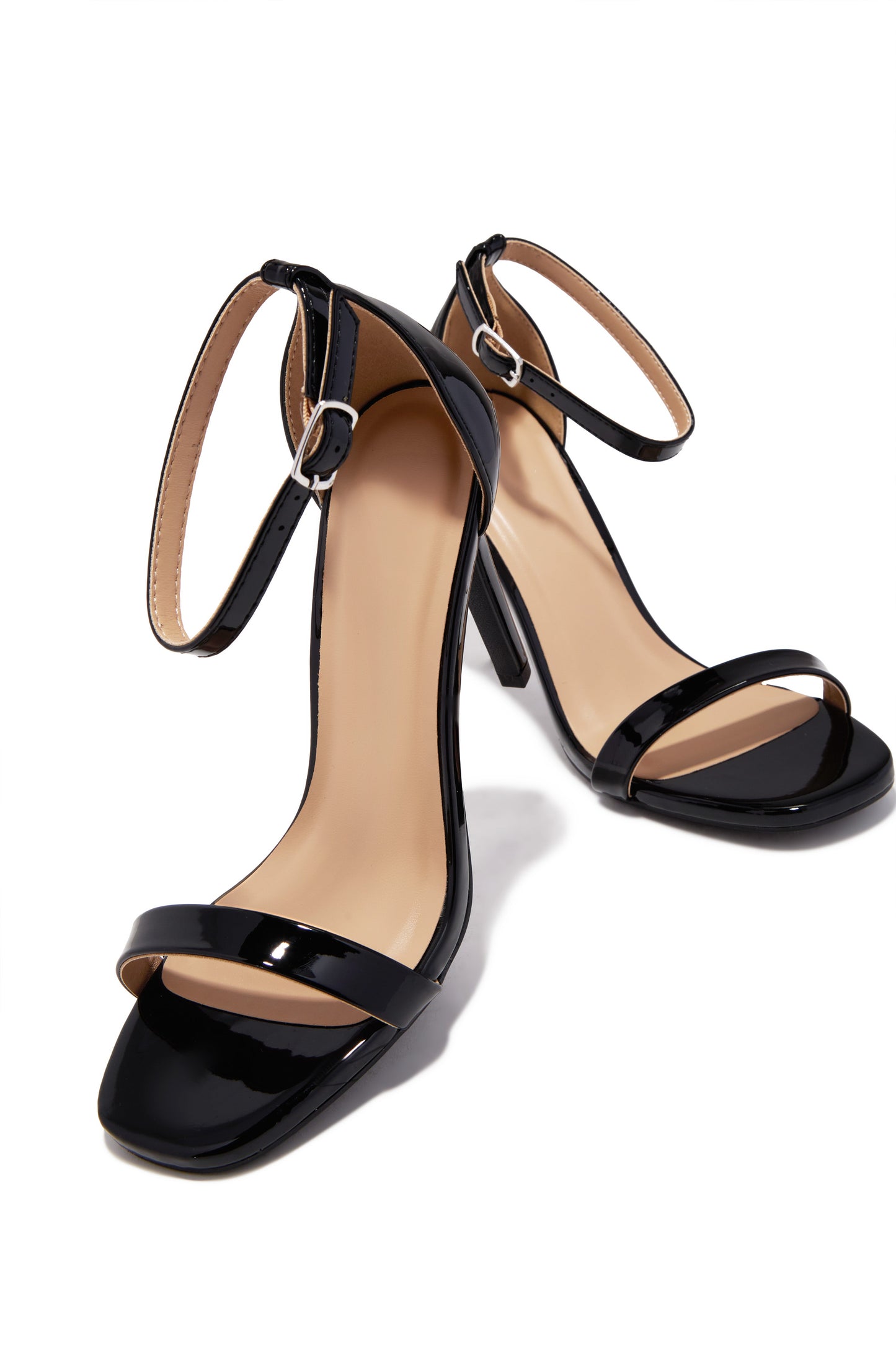 Lucero Single Sole Heels - Black