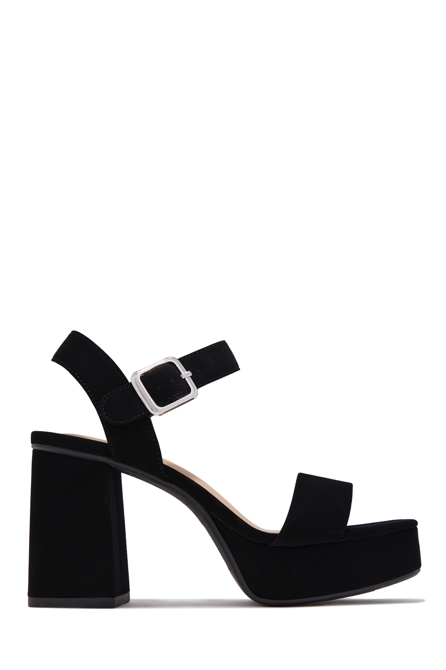 Cecilia Platform Chunky Heels - Black