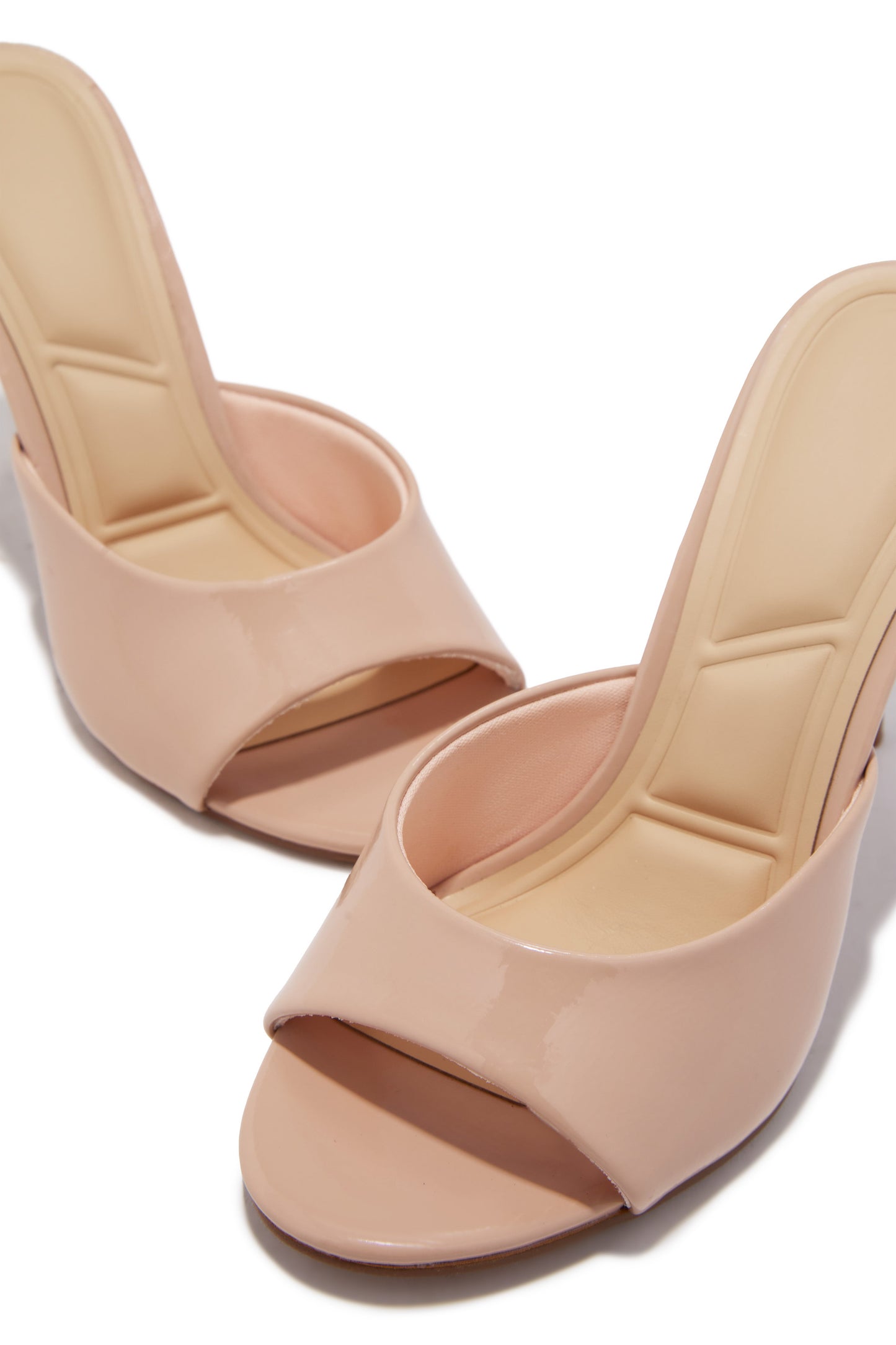 Lolita Single Sole Mules - Nude