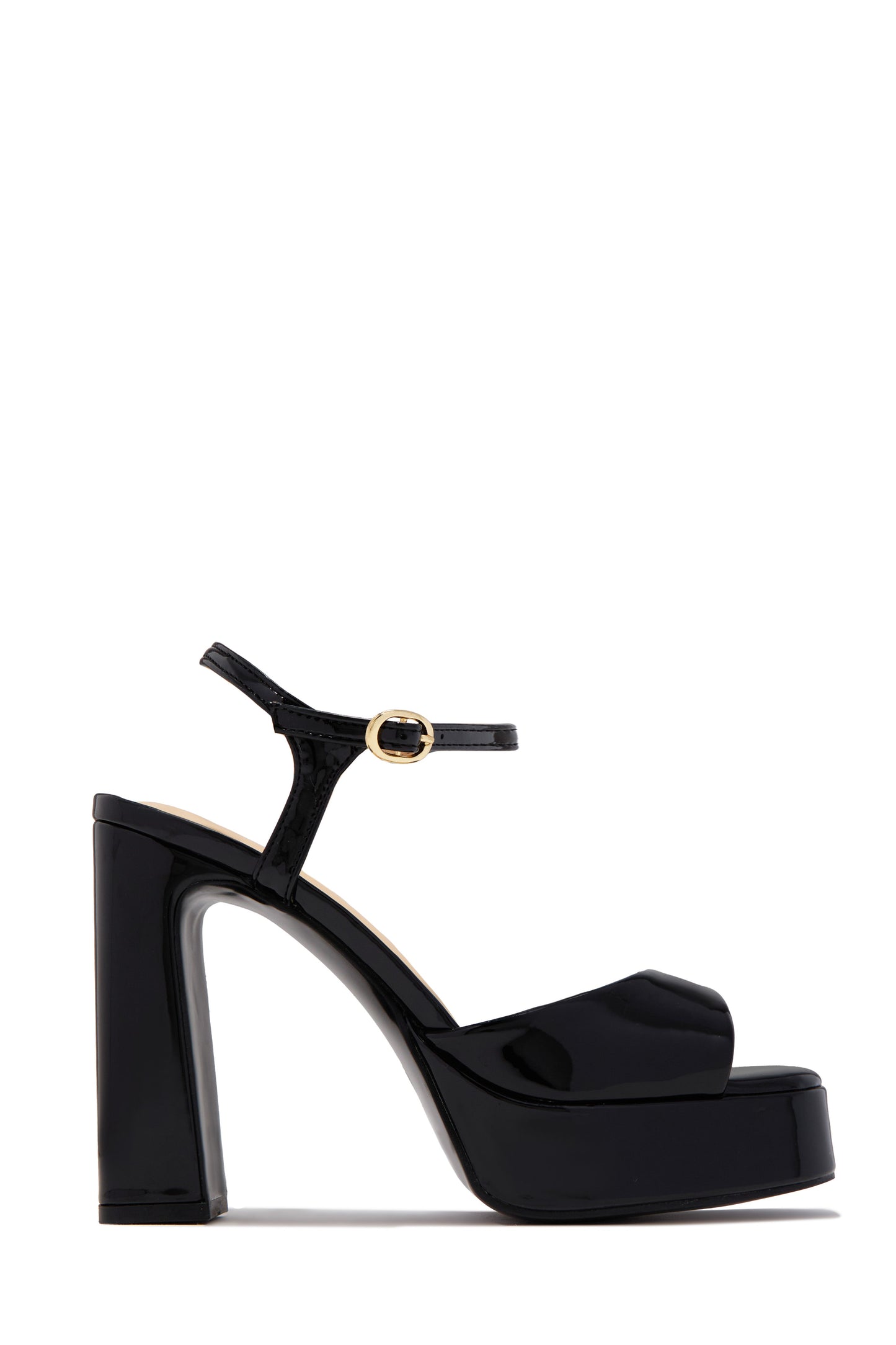 Catalina Platform Chunky Heels - Black