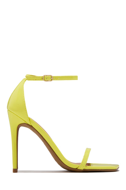Celebrate Life Single Sole Heels - Yellow