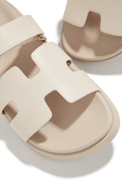 Sun Kissed Sun Slip On Sandals - Ivory