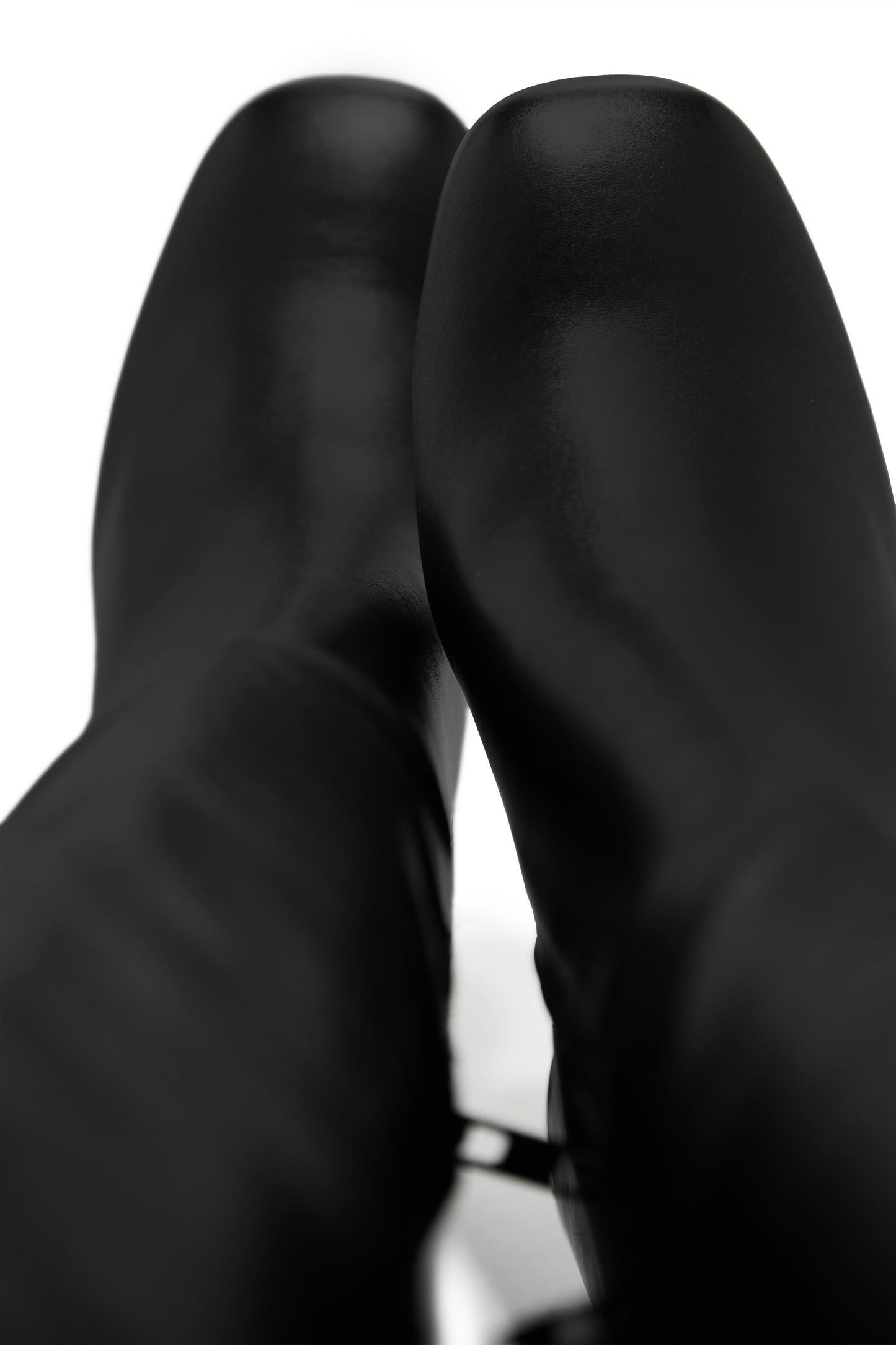 Viri Block Heel Knee High Boots - Black