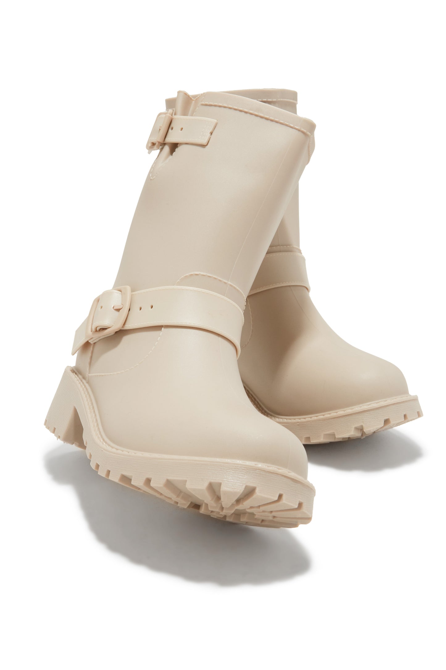 Stormy Water Resistant Rain Boots - Nude