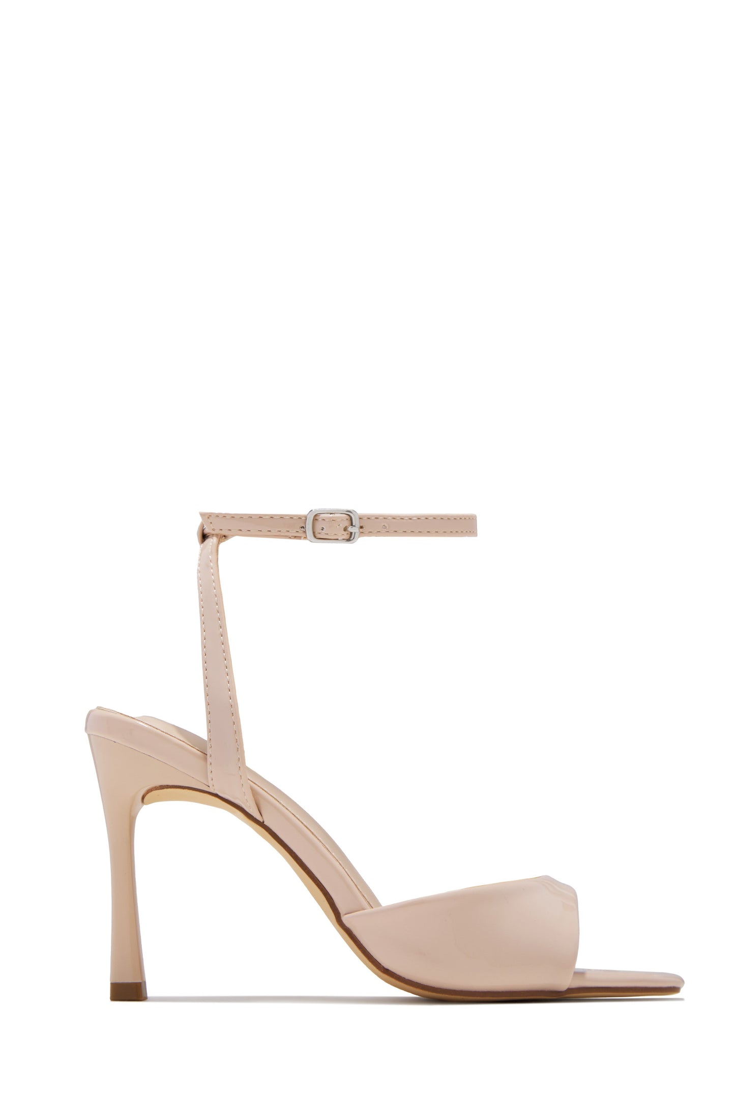 Rubianna Mary Jane Ankle Strap Heels - Nude
