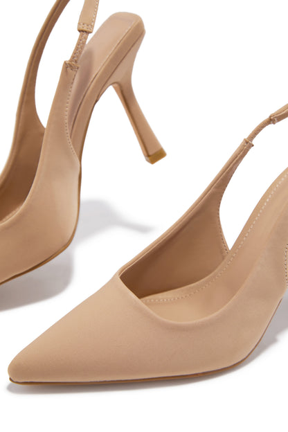 Cari Slingback Pumps - Nude