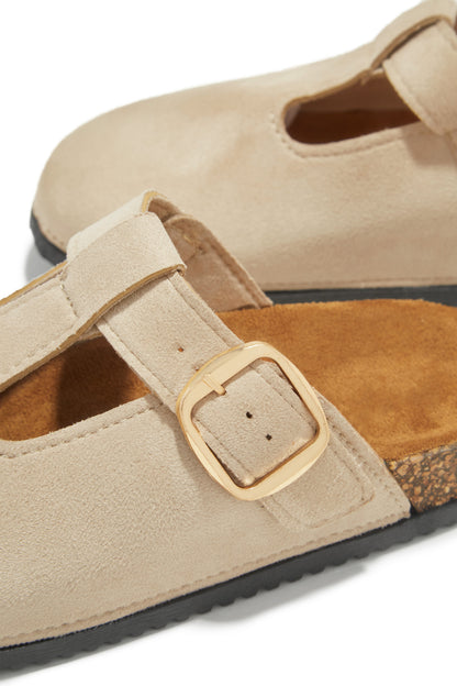 Forever Cozy Slip On Slides - Nude