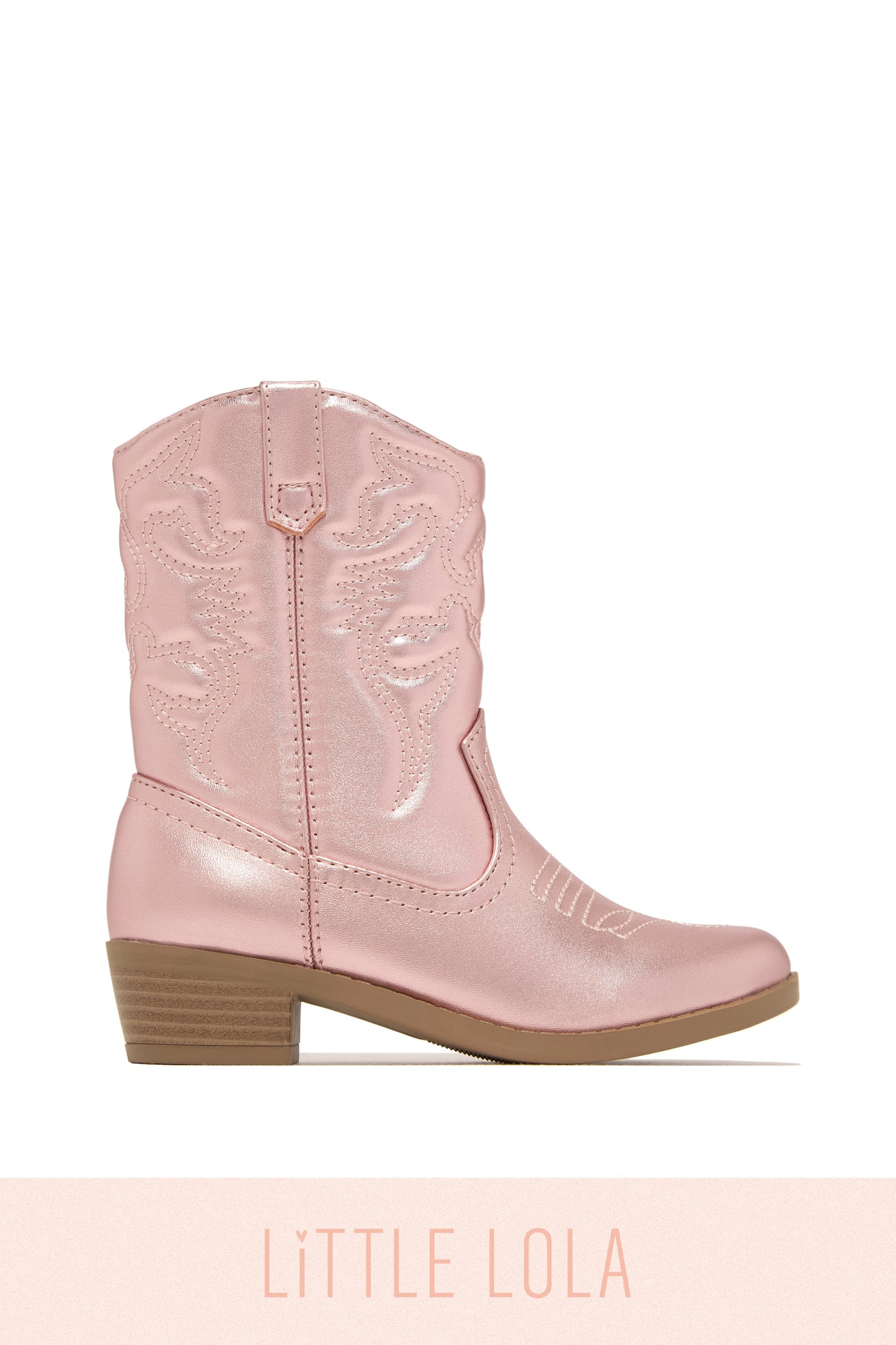 Mini Libby Kids Cowgirl Boots - Red