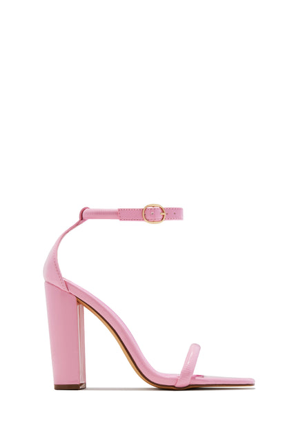 Marci Block Heels - Pink