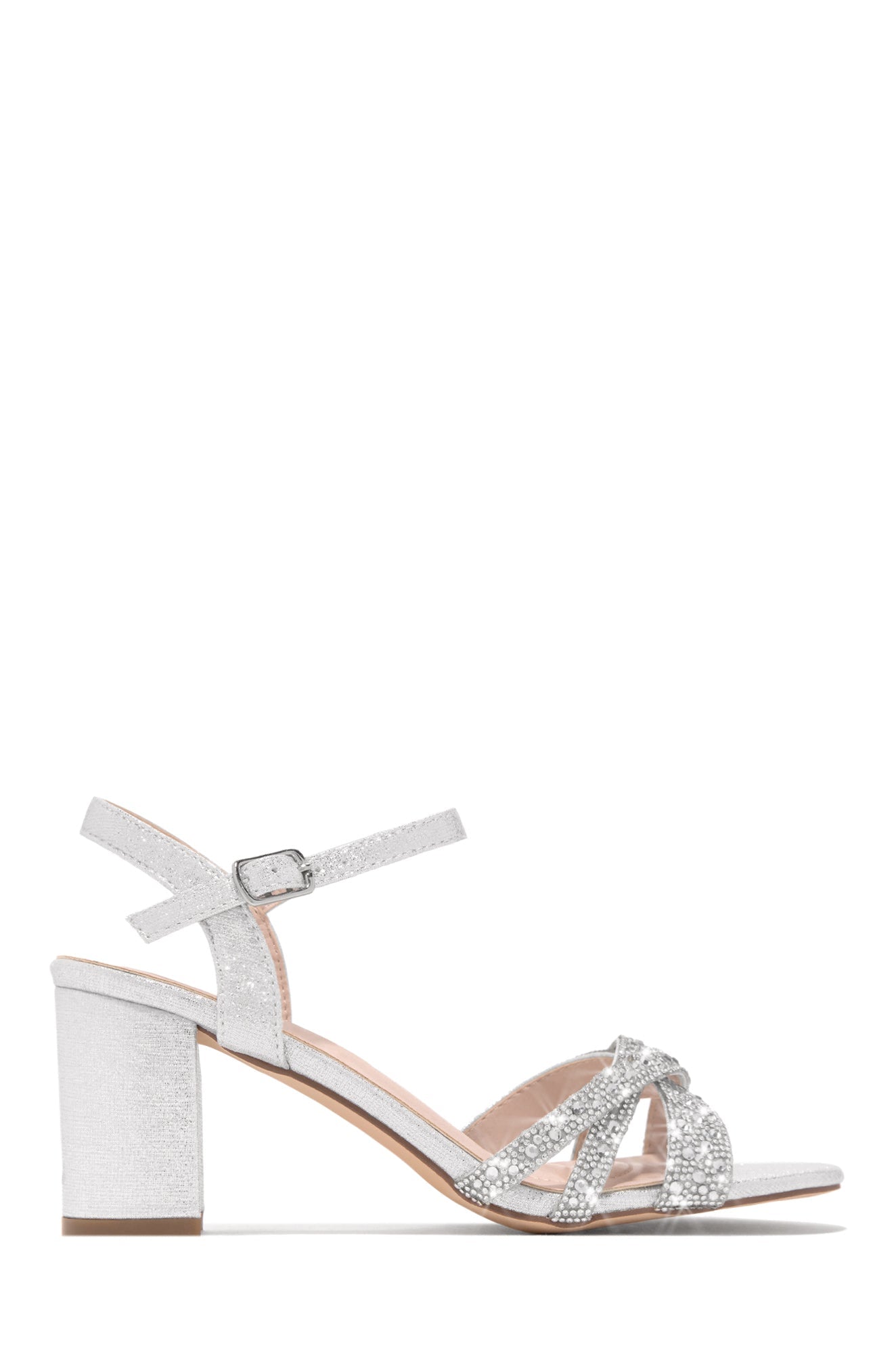 Special Guest Embellished Block Heels - Black