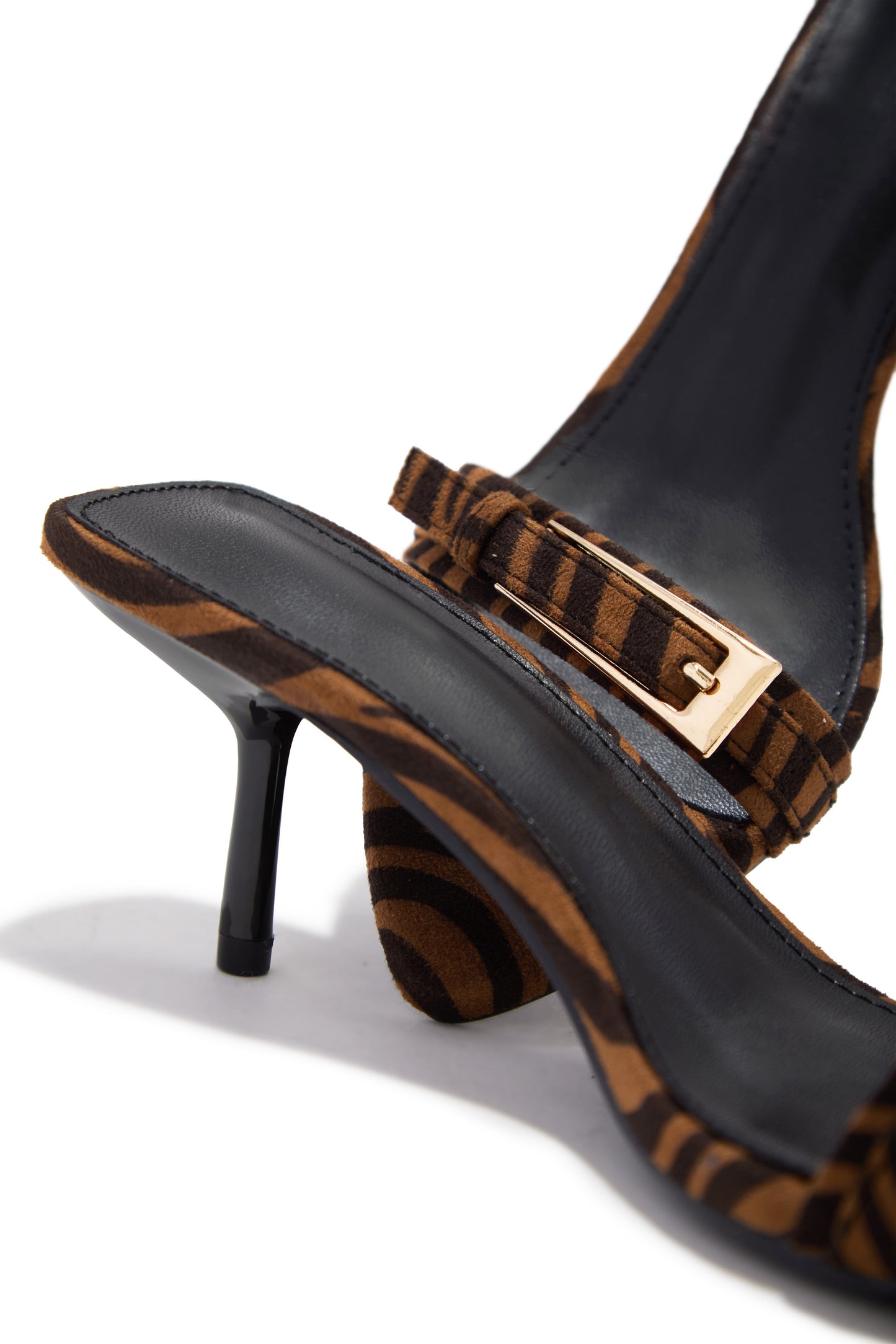 Karyn Mid Heel Mules - Tiger