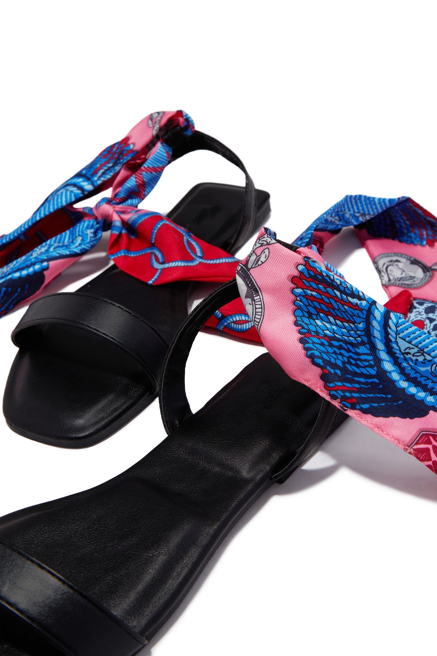Tropicana Lace Up Sandals - Black