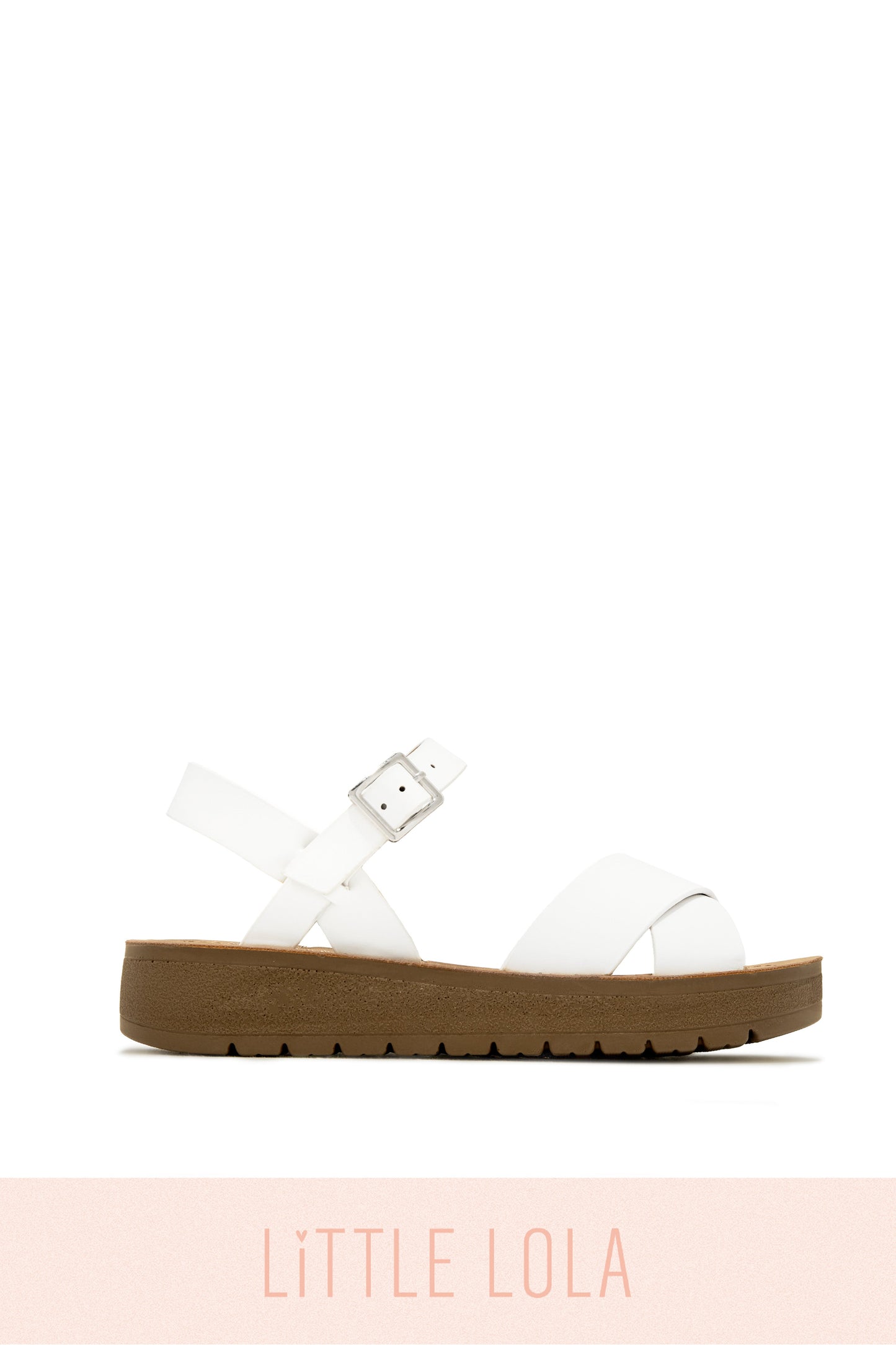 Sandy Days Kids Flat Sandals - White