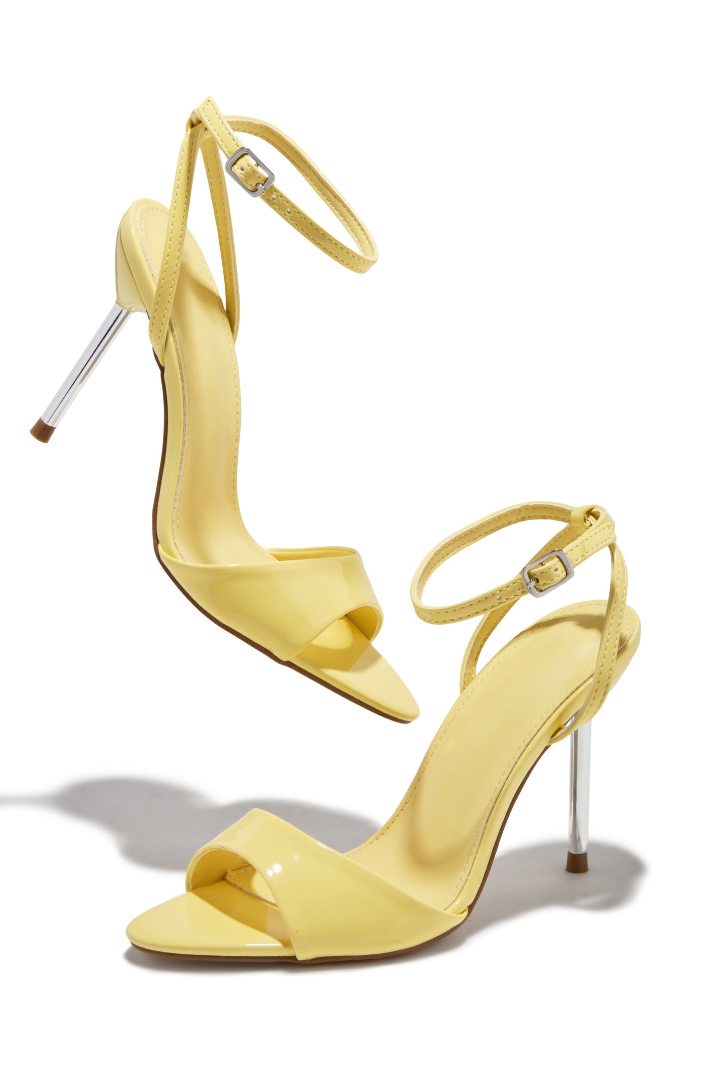 Irene Single Sole Heels - Yellow