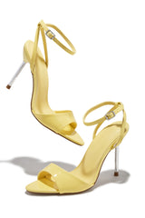 Irene Single Sole Heels - Yellow