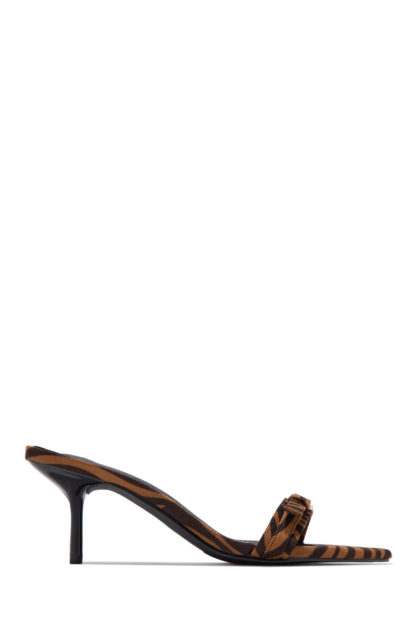 Karyn Mid Heel Mules - Tiger